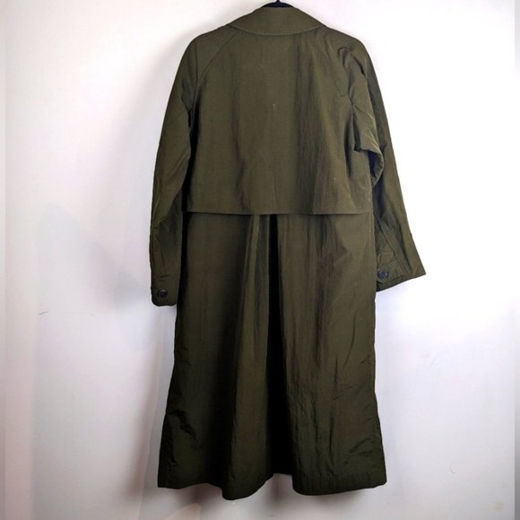 ARITZIA babaton Skylar trench coat moss green size small - Picture 7 of 13